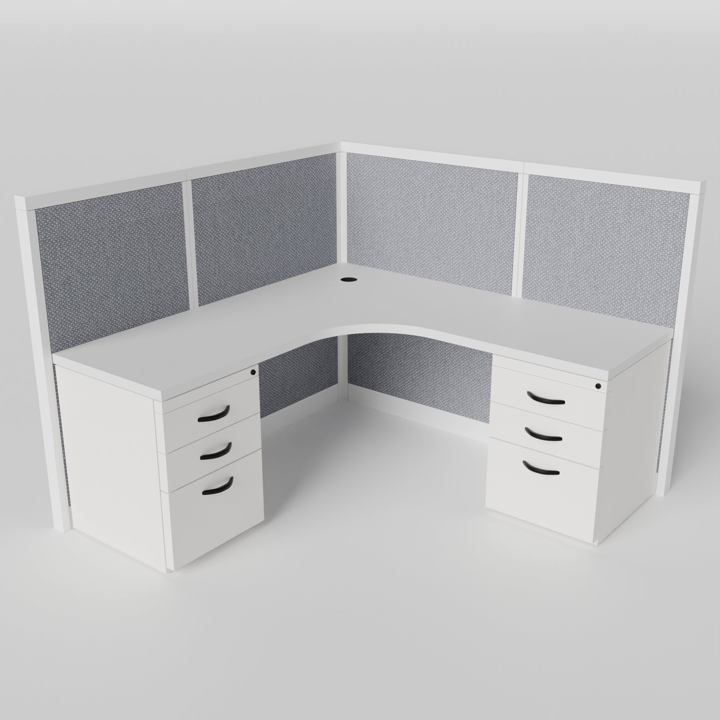 L-shape Cubicles Steelcase