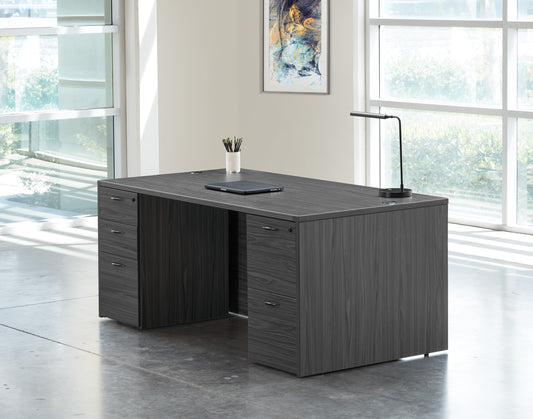 Napa Double Pedestal Desk 71X35