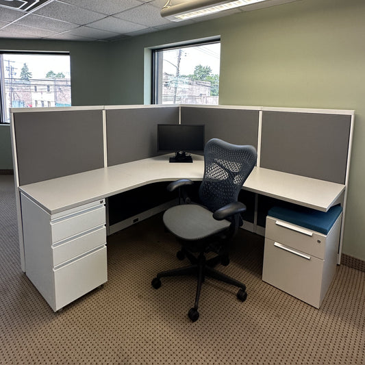 Steelcase L-Shape Cubicle