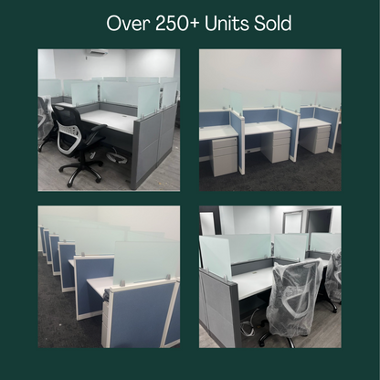 Steelcase Glass Telemarketing Cubicle